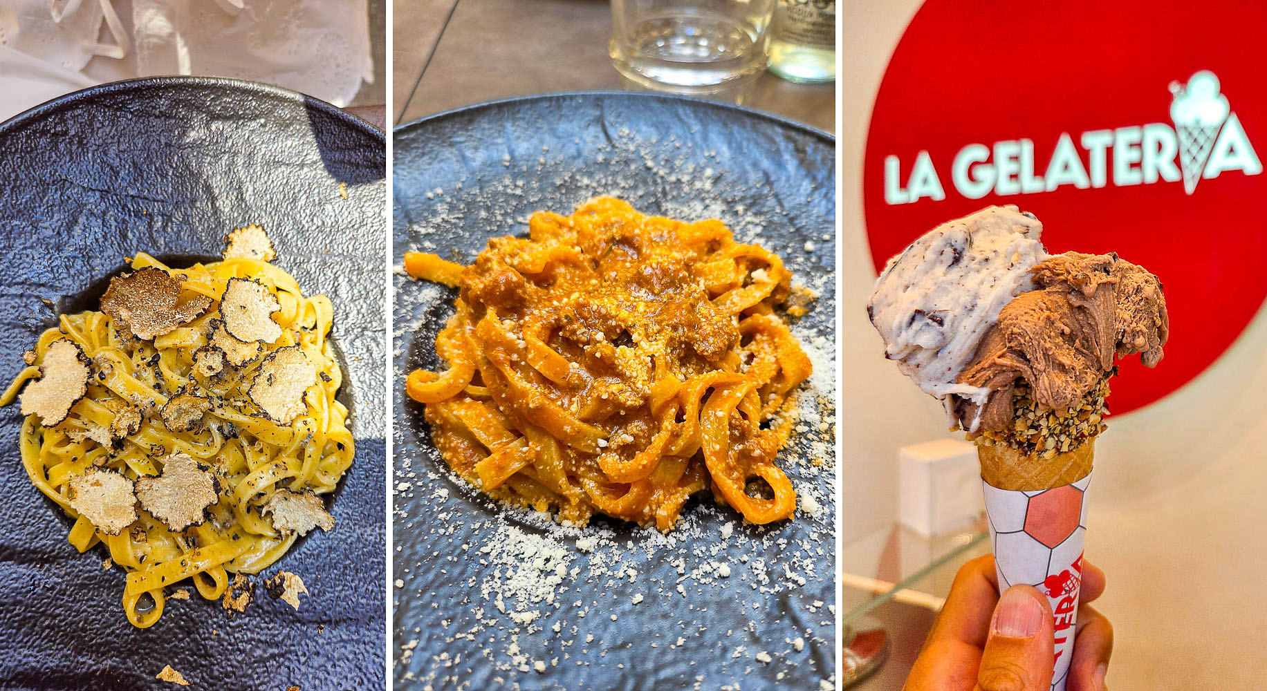 où manger et prendre une glace à Pérouse Ombrie Italie