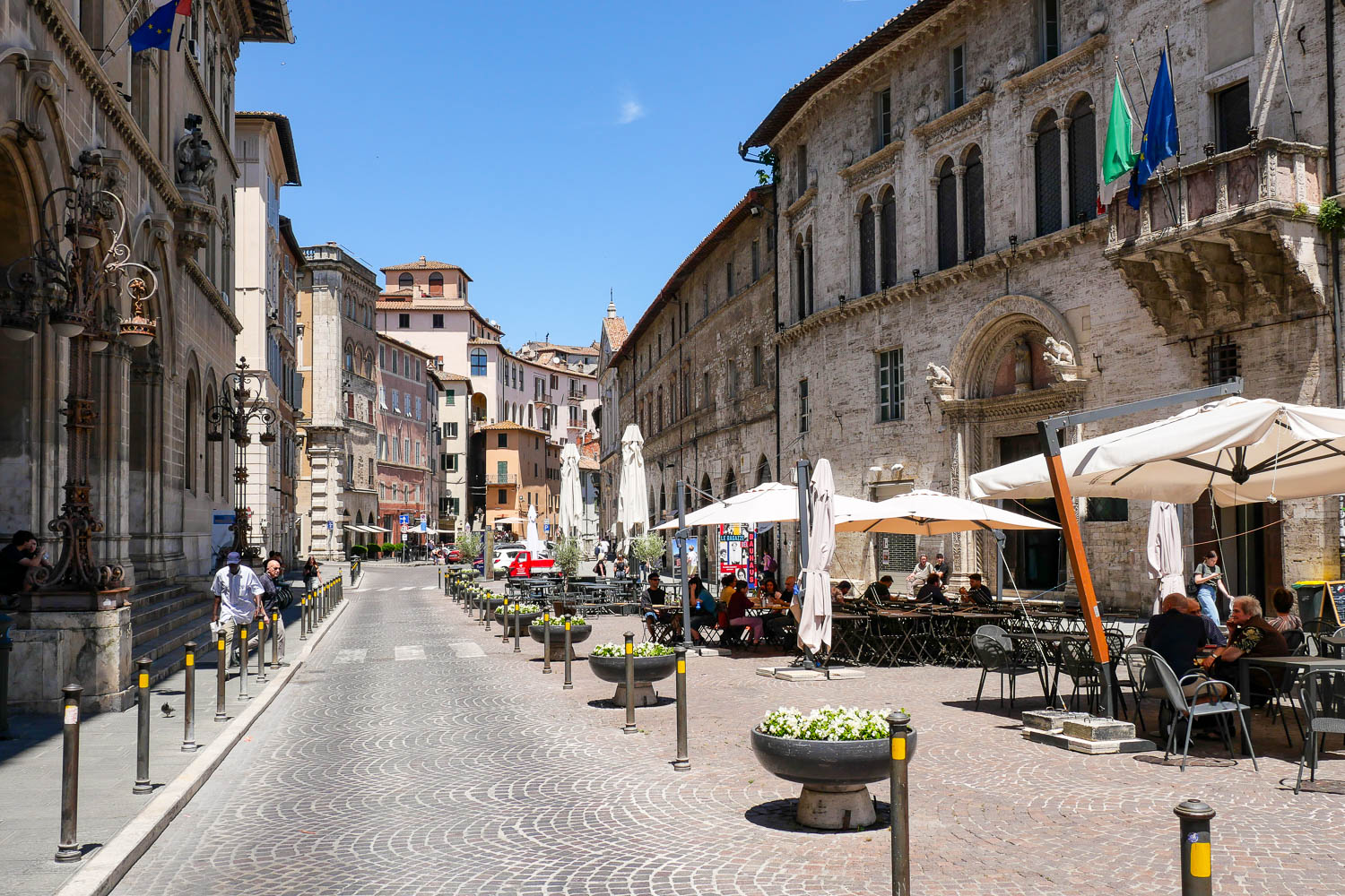 Piazza Giacomo Matteotti Pérouse Perugia Italie