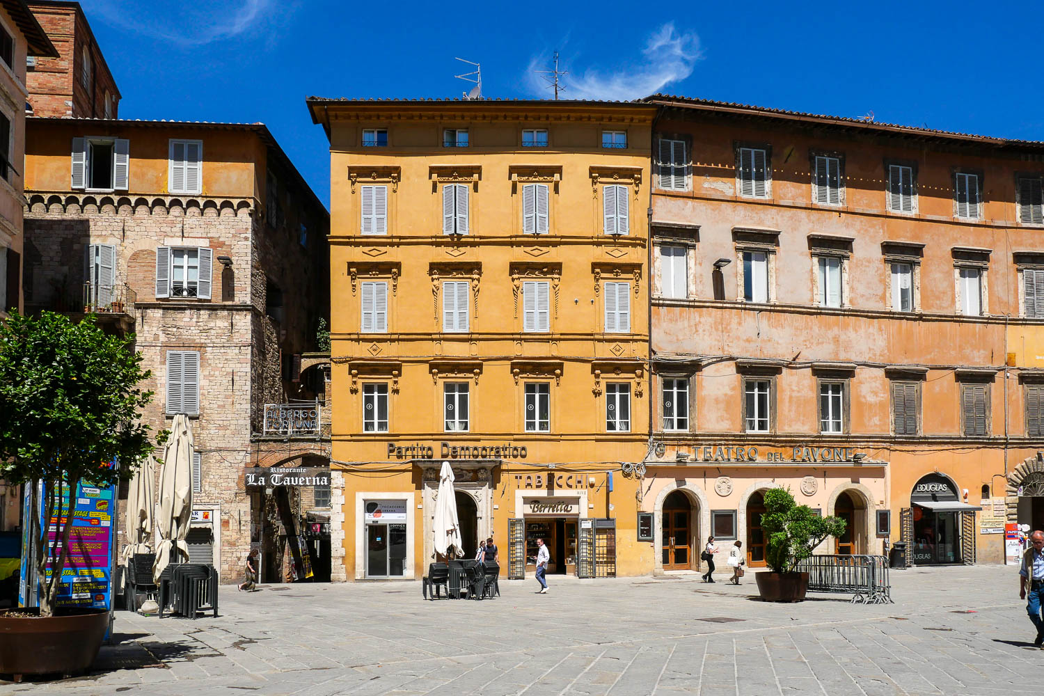 Piazza della Republica Pérouse Italie