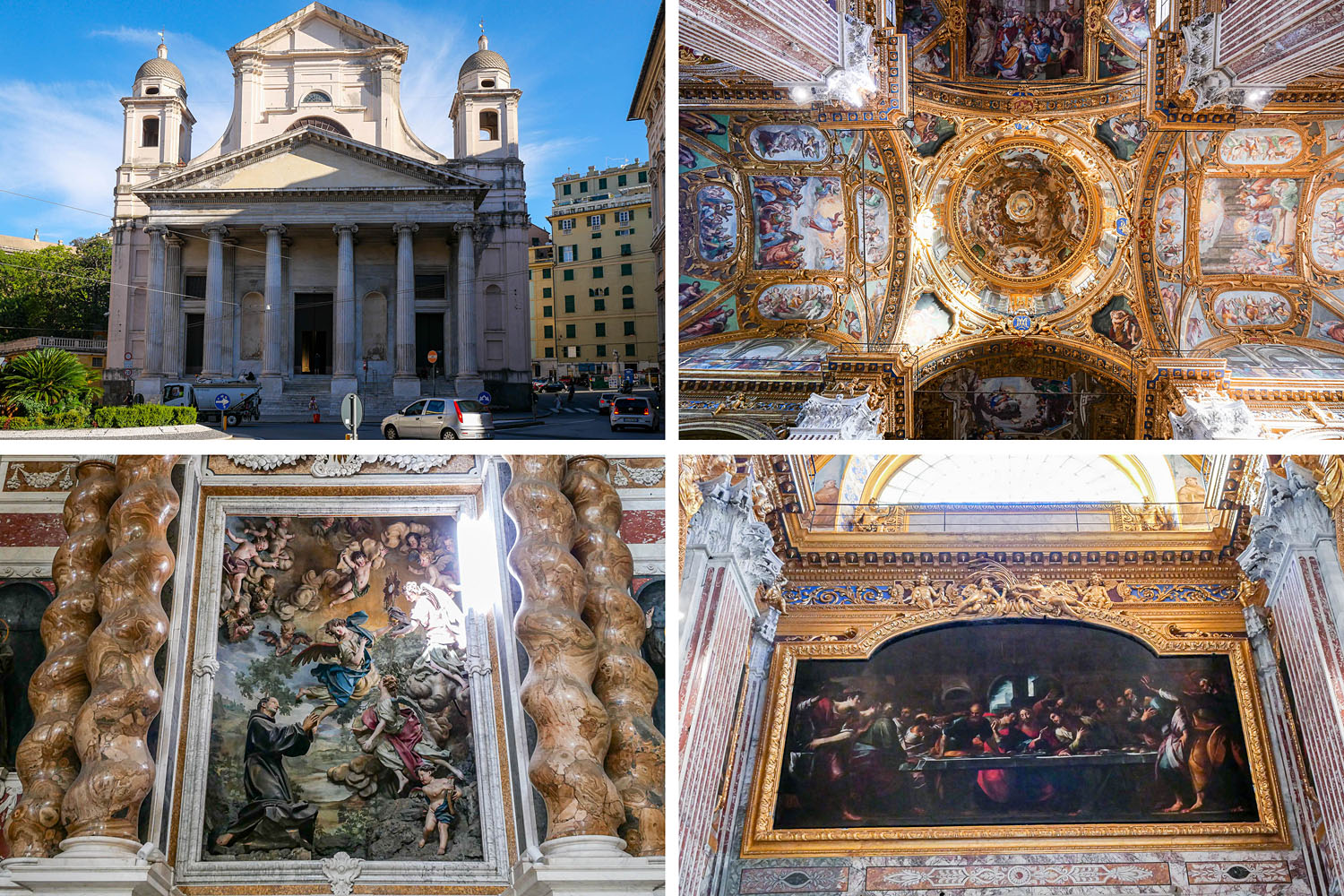Basilique Santissima Annunziata del Vastato que faire à Gênes Italie Ligurie