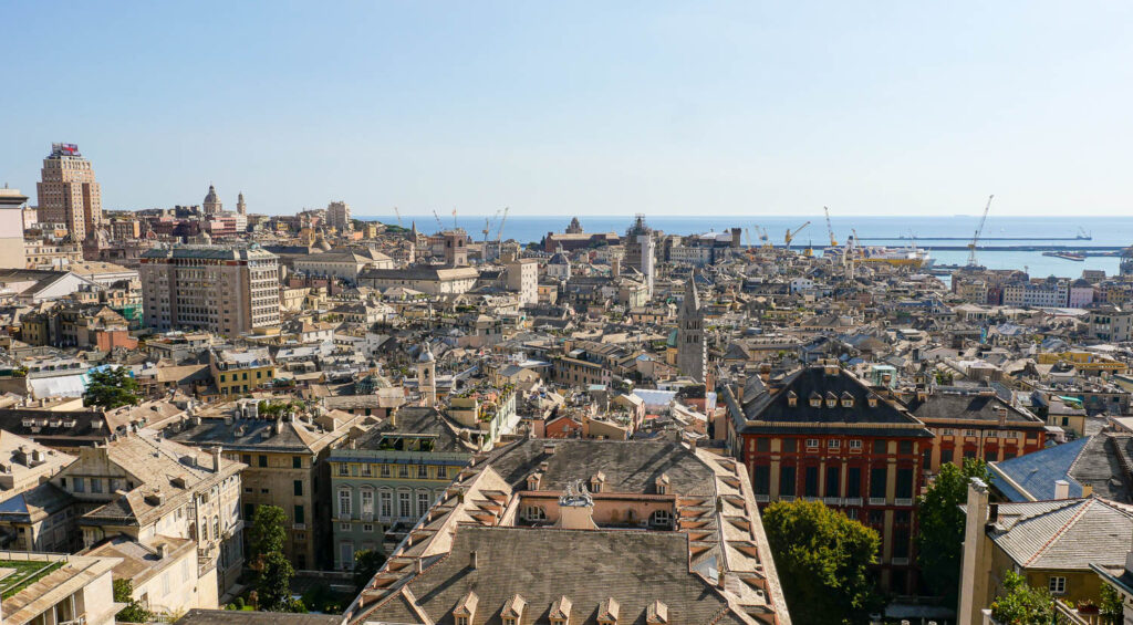 Belvedere Castelletto où loger à Gênes pour le panorama