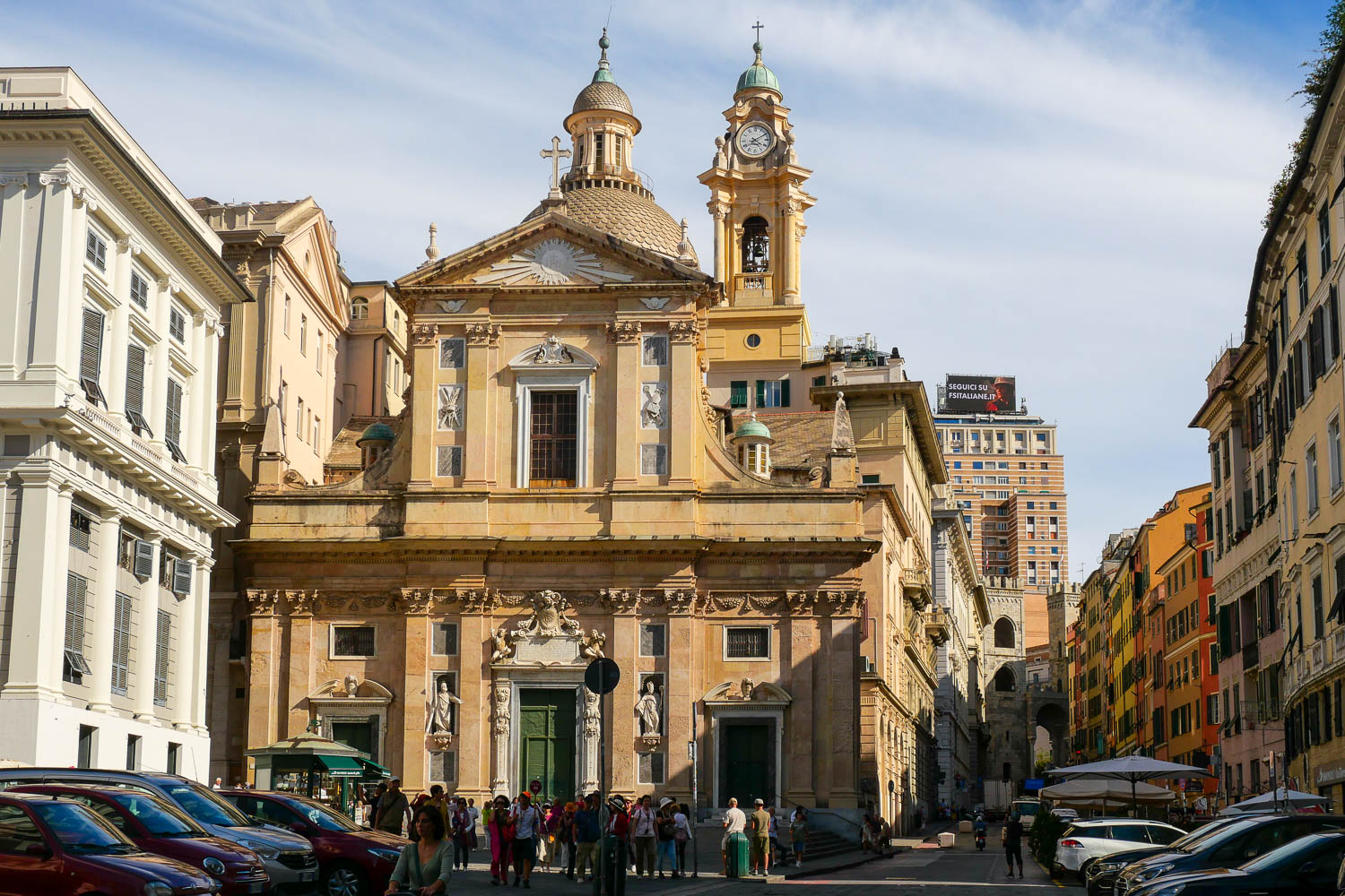 Église chiesa del Gesù e dei Santi Ambrogio e Andrea visiter Gênes Italie