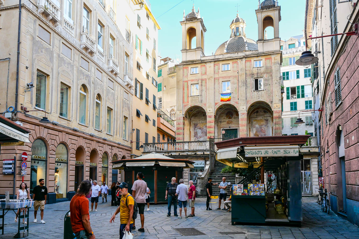 Piazza Banchi visiter Gênes Italie