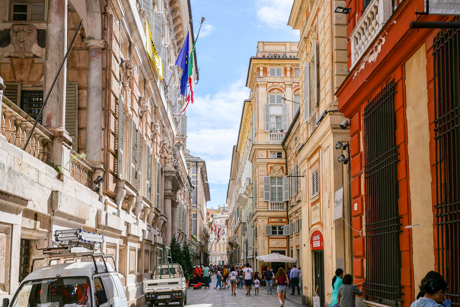 Via Garibaldi que faire à Gênes Italie
